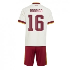 Spania Rodri Hernandez #16 Borte skjorte til barn VM 2026 Kortermet (+ korte bukser)